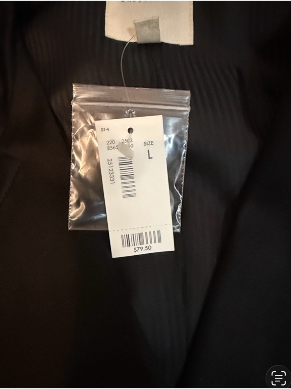 Black Short-Sleeve Jacket with Belt - Picture 5 of 5